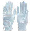 GFDSGRE Guanti Golf 1 paio di guanti da golf donna in morbida fibra traspirante blu antiscivolo sportivi for mano sinistra e destra(21 X-Large)