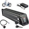 JCXYL EV Pacco batterie al Litio per ebike da 48 V 10 Ah 15 Ah 18 Ah 20 Ah, Batteria per Bicicletta elettrica da 36 V 10 Ah 13 Ah 15 Ah con Caricabatterie per Motore di Mountain Bike