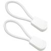 harayaa 2 Pezzi Corda Elastica di Ritegno Clip per Tubo da Immersione Supporti di Ritegno Accessori per Erogatore di Immersione Corda Elastica Cinghia di Fiss, Bianco