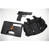 Generico SPAZIOMILITARE BRUNI PISTOLA A SALVE 92 CALIBRO 9MM NERA CON MARSUPIO