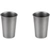 Vjsujehgy 2X Boccale di Birra in Titanio Tazza Turistiche Picnic Attrezzatura da Cucina All'Aperto Viaggi Cucinare Pentole Escursionismo 300 Ml