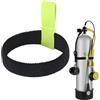 Generico Diving Bottle Straps - Adjustable Side Mounted 6l 12l Cylinder Holder | Elastic Elastic Cord Harness - Black Tank Retaining Strap For Snorkeling Diving Gear Secure Underwater Exploration Equipme