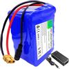 WSDAV Batteria al Litio da 24 V, 2 Ah, 4 Ah, 6 Ah, 8 Ah, 10 Ah, 12 Ah, Batteria di Ricambio con Scheda di Protezione BMS e Caricabatterie.