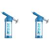 Vjsujehgy 2X 80CC Mini Oliatore Manuale per Burro Oliatore Ad Alta Pressione Aerografo per Bici da Strada Escavatore Macchinari Pompa di Iniezione Olio