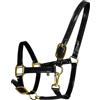 Kaeltsyn Copricapo con Briglia per Cavallo equestre, con Fibbia Dorata, in Pelle Elegante, a Prova Odore e Pulizia Rapida Caratteristiche della testiera per Equitazione