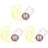 Vjsujehgy 3X Piastra di Base Righello Bussola Mappa Scala Magnifier con Cinghia Escursionismo OCOMP7198