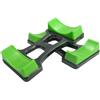 Generico 1 Paio Di Cuscinetti Di Supporto For Manubri, Supporto For Manubri Portatile, Capacità Di Peso In Plastica Dura ABS Leggera 40 Kg, For L'organizzazione Della Palestra Domestica(24.5x10.5cm)