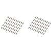 Vjsujehgy 100 PZ Strada MTB Bici Pieghevole Pedale Anti-Slip Nail di Ricambio Spilli Bulloni Bici Esagonale Pedale Spille Set Strada