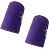 YDMHYLAI Polsino da Tennis in Cotone da 2 Pezzi for Corsa Fitness, Morbido e Traspirante Resistente al Sudore(Black,S/M)