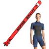 Generic Galleggiante subacqueo | Attrezzatura di sicurezza subacquea - Top riflettente autosigillante con rivestimento in TPU per immersioni e nuoto, Arancione, 1,2mx15cm, Unisex - Adulto