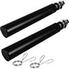 Sharplace 2 Pezzi Supporto Dischi Pesi Porta Dischi Struttura Solida Porta Bilanciere Palestra Domestica per Allenamento attività Individuale, per Foro da 18 Mm