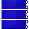Durashmall Slitta da neve invernale portatile per bambini e adulti, 137 x 42 cm, pieghevole, resistente alle basse temperature, in plastica, blu, per esterni, cortile, giardino, divertente