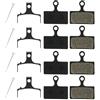 Fadnhys 4 paia di pastiglie freno compatibili con Shimano G01S G02S G03S G01A G02A XT XTR SLX Deore Alfine Strada I Pastiglie a Disco Resina Organica Silenziosa I Per Bici Elettrica MTB Ibrida