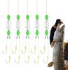 Generic Ami da Pesca Doppia Ricalcatura Ami Portaesca Fluorescenti