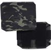 Generic Tasca Laterale Utilità Molle Sacchetto Nylon Pannello Espansione Attrezzatura, Suitable for Chest Systems Sport Esterno(Black)
