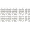 Vjsujehgy 150Pcs Piastra Peck in Acciaio Piastre Ad Occhio Gancio A Soffitto Kayak Piastra Ad Occhio Kayak Pad per Kayak Canoa, Kayak Canoa Rigging