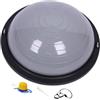 Generic Palla di Equilibrio con Allenamento di Stabilità, Mezza Cupola, Pilates, Tappetino Antiscivolo, Abilità Motorie, Ginnastica, Coordinazione, P, Grigio