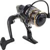 HuadZhylyx Mulinello da pesca 5,2:1, mulinello spinning completamente in metallo, resistente all'acqua salata, con manovella in lega CNC e bobina in metallo leggero, adatto per acqua dolce e (he2000)