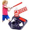 Generic Macchina di lancio della palla,Macchina di lancio della palla | Allenatore di baseball multifunzionale per | Macchina di allenamento del gioco del lanciatore all'aperto per e principianti, set di