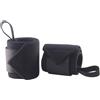 YDMHYLAI Fascia da Polso Nera Morbida for Sollevamento Pesi e Powerlifting, Allenamento Incrociato in Palestra, Leggera e Traspirante