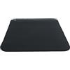Upluxmira Tappetino di messa a terra con cavo da 4,5 m, cuscinetto conduttivo in pelle di carbonio per dormire e yoga, base antiscivolo, nero (25 x 25)