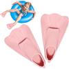 Genérico Pinne da nuoto per bambini, per snorkeling, allenamento, pinne corte, forniture per nuoto, pinne corte per allenamento in stile libero