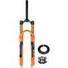 LHHL Forcella Ammortizzata ad Aria per Mountain Bike 26/27,5/29pollici Corsa 120 mm Sgancio rapido 9 * 100 mm Forcelle Anteriore per Bicicletta Tubo Dritto 1-1/8 per XC AM MTB(B,29in)