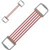 Generico Chest Expander - 5 Spring Adjustable Fitness Trainer | Arm Exerciser Stretch Bands, Resistance Strength Workout Device, Ergonomic Muscle Building Tool For Home Office Gym Training