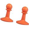 hogtnd Thundering Protections - Confezione da 2 tappi per asta da tenda, accessori in silicone antistatico, facili da installare, per esterni, campeggio, pali