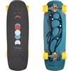 Loaded Boards Ballona Mini Cruiser Longboard Skateboard completo (Otang Fat Free 86a Wheels, Paris 150mm 50° Trucks)