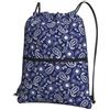 Generic Borsa con Coulisse Deep Sea Navy Pai-Sley Sportiva Sacche Antipolvere Sport Gym Sacca Borsa Pieghevole per Viaggio Scuola