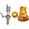 HEIBTENY Braccio oscillante con bobina in metallo, giunto di interfaccia 8x5, per Stella, per stradic, F6, per twinpower, Cardif, per ultegra, per sahara, dimensioni 4000, nero (grigio)