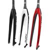 JIASHUNHE Forcella MTB 1 PCS 26/27.5/29 Pollici Mountain Bicicletta Full Carbon Bike Forcella Anteriore Freno A Disco Tubo Conico MTB .5/29er(Red 29er Size)