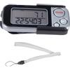 LIYJTK Contapassi 3D LCD Contapassi Contatore di calorie Morsetto e cinturino per uomo Donna Fitness