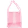 XHQPMDCVS Borsa portaoggetti pieghevole e traspirante portatile for una spiaggia in rete di sabbia grande capacità for il nuoto all'aperto(Pink)