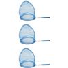 Vjsujehgy 3X Outdoor Cattura di Cattura della Rete da Pesca Un Rete Borsa da Pesca di Acciaio Inossidabile Telescopico Strumento da Pesca Telescopica Cattura di Cattura Net-Blu