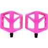 Caswynlife Pedali in nylon leggero con cuscinetti DU e strisce di sicurezza riflettenti antiscivolo per MTB e ciclismo su strada, vestibilità standard, colore nero (bianco)