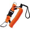Generico Diving Lanyard - Diving Camera Lanyard with Quick Release Metal Buckle | Underwater Rope | Spring Coiled Camera Lanyards | for Securing Camping Outdoor Sports Activities