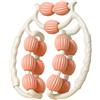 KAIYUEMAOYI Rullo Massaggiante per Gambe con Impugnatura Ergonomica E Punti di Massaggio Circolari per Un Rilassamento E Un Recupero Ottimali, Orangina