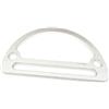 Oshhni Fermaglio per Cintura Porta Pesi in Acciaio Inox, Fibbia Scorrevole con Anello a D, per Snorkeling, Immersioni subacquee, 5 cm/2'', con Elastico