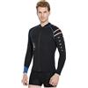 MOHUIED Muta da Sub Muta da sub uomo 3,0 mm, giacche, pantaloni, tuta a maniche lunghe, scuba jump, surf, snorkeling, mute(Brown,XXL(85-95kg))