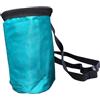 Qianly Sacchetto Portamagnesite per Arrampicata, Borsa Sportiva con Coulisse in Nylon, Astuccio Portamagnesite con Funzione di Stoccaggio per Sollevatori di, Grigio
