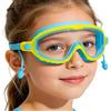 Generisch Occhiali da acqua, 14 x 7 x 4 cm, montatura compatta, sicura e confortevole, guarnizione in silicone, protezione dannosi raggi , nasello su misura, avventura con snorkeling, Kaja