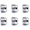 Vjsujehgy 6X DIN to Yoke Insert Tank Valve Adapter Converter Scuba Diving O-Rings Un Kit Tecnico di Conversione Un Morsetto