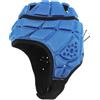 TOMETURE Casco Portiere Calcio in Spugna Blu per 7-12 Anni Protezione Anti-collisione e Design Confortevole e Traspirante per Sport e Sci