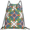 HLBSDM Sacchetti con coulisse regolabile, fantasia Love Doodle, lavabili, ideali per i viaggi.