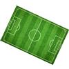FUNOMOCYA Tappeto Esercizi Calcio Creativo in PVC a Forma di da Calcio, Resistente all'Usura e Antiscivolo, per Bagno e Camera da Letto