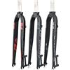 JIASHUNHE Forcella MTB 1 PCS Bicicletta Sospensione in Lega di Alluminio MTB Forcella Dura 26/27.5/29 Pollici Universale Mountain Bike Tubo Dritto 28.6mm A-pilastro(26 27.5 29 Universal)