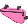 KIXZSAZ Biciclette da montagna Borsa a tubo anteriore Bici da strada Borsa triangolare di grande capacità Portasella Imballaggio Bici all'aperto, Rosa