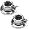 Generico Collars Dumbbell Hex Nut - Weight Clamps for Barbell | Portable Collars | Weight Collar | Screw Clamp Replacement, Weights Stoppers, Casting Iron Weights Bar Clamps |